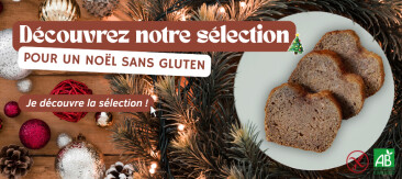 Découvrez notre sélection pour un Noël sans gluten