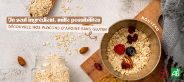 Découvrez nos flocons d'avoine sans gluten !