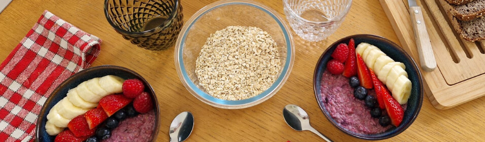 Porridge sans gluten aux flocons d'avoine