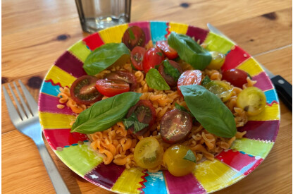 Torsades de lentilles corail