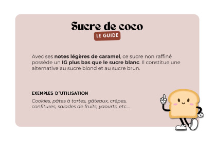 Sucre de coco bio