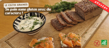Découvrez notre nouveau pain sans gluten : le Celtik Graines
