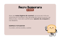 Sucre Demerara bio