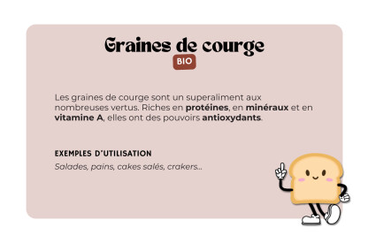 Graines de courge bio