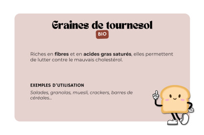 Graines de tournesol bio