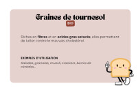 Graines de tournesol bio