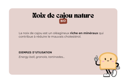 Noix de cajou nature bio