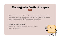 Mélange de fruits à coque bio (sans gluten)