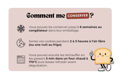 Cookies tout chocolat (lot de 2)