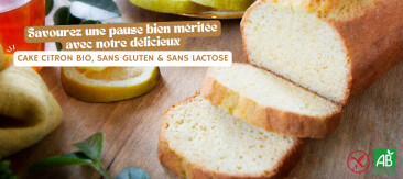 Découvrez notre cake citron sans gluten et sans lactose