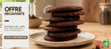 Craquez pour nos nouveaux cookies tout chocolat !