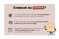 Pains aux raisins précuits