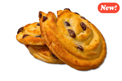 Pains aux raisins précuits