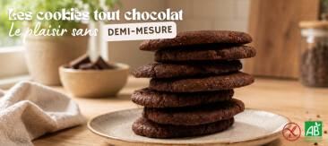 Découvrez nos cookies tout chocolat !