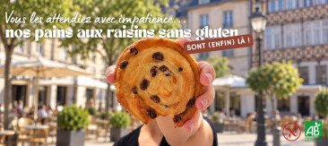 Découvrez nos nouveaux pains aux raisins sans gluten !