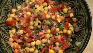 Salade de pois chiches sans gluten !