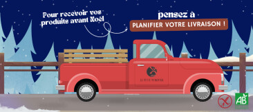 Planifier votre commande pour Noël !
